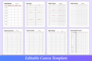 Ultimate Planner For Canva Kdp