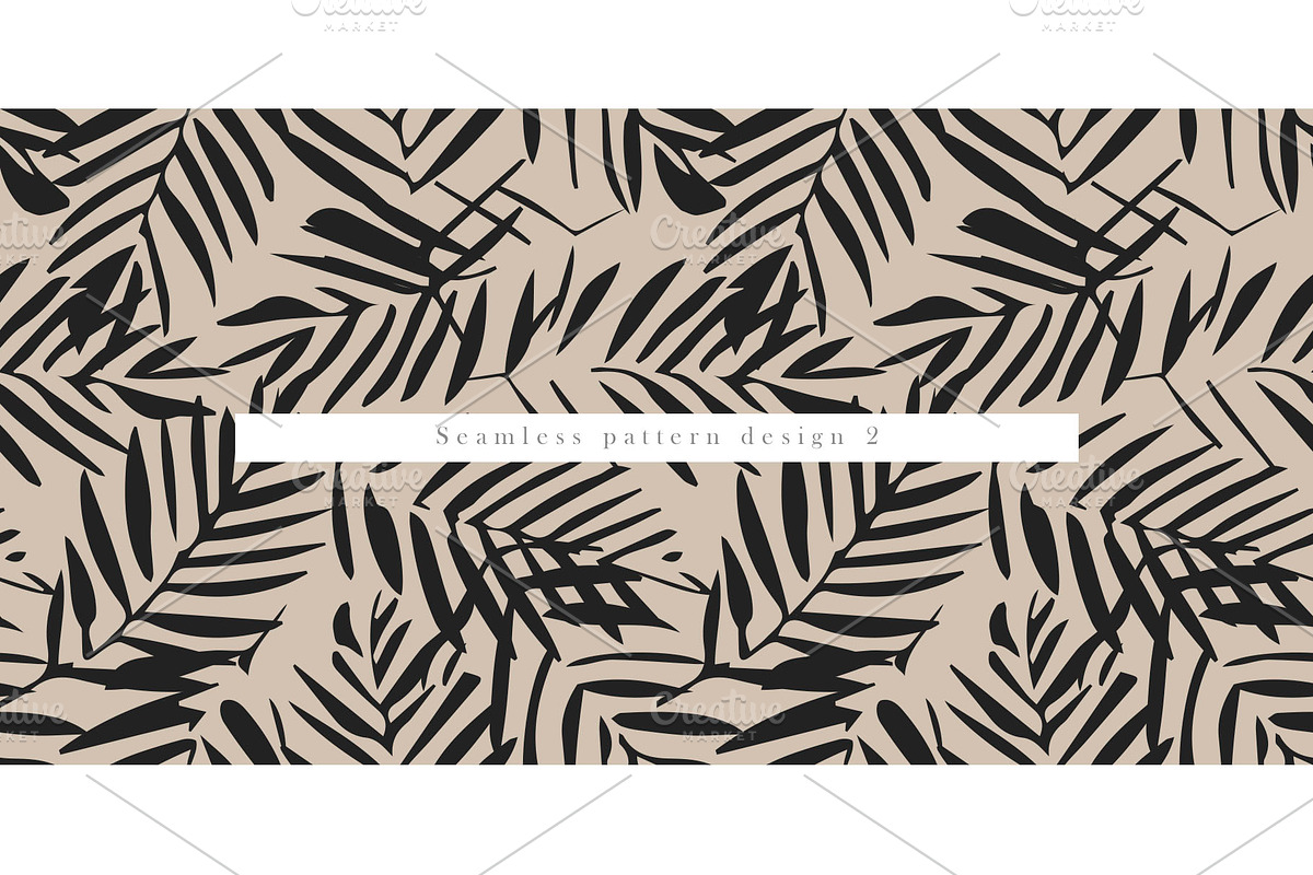 Exotic Palm Leaves, a Pattern Graphic by Nadezda (Photo 3 of 5)