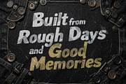 Bead Roks Denim - Built Rough, a Sans Serif Font by HypeWorksCo (Thumbnail 2 of 12)