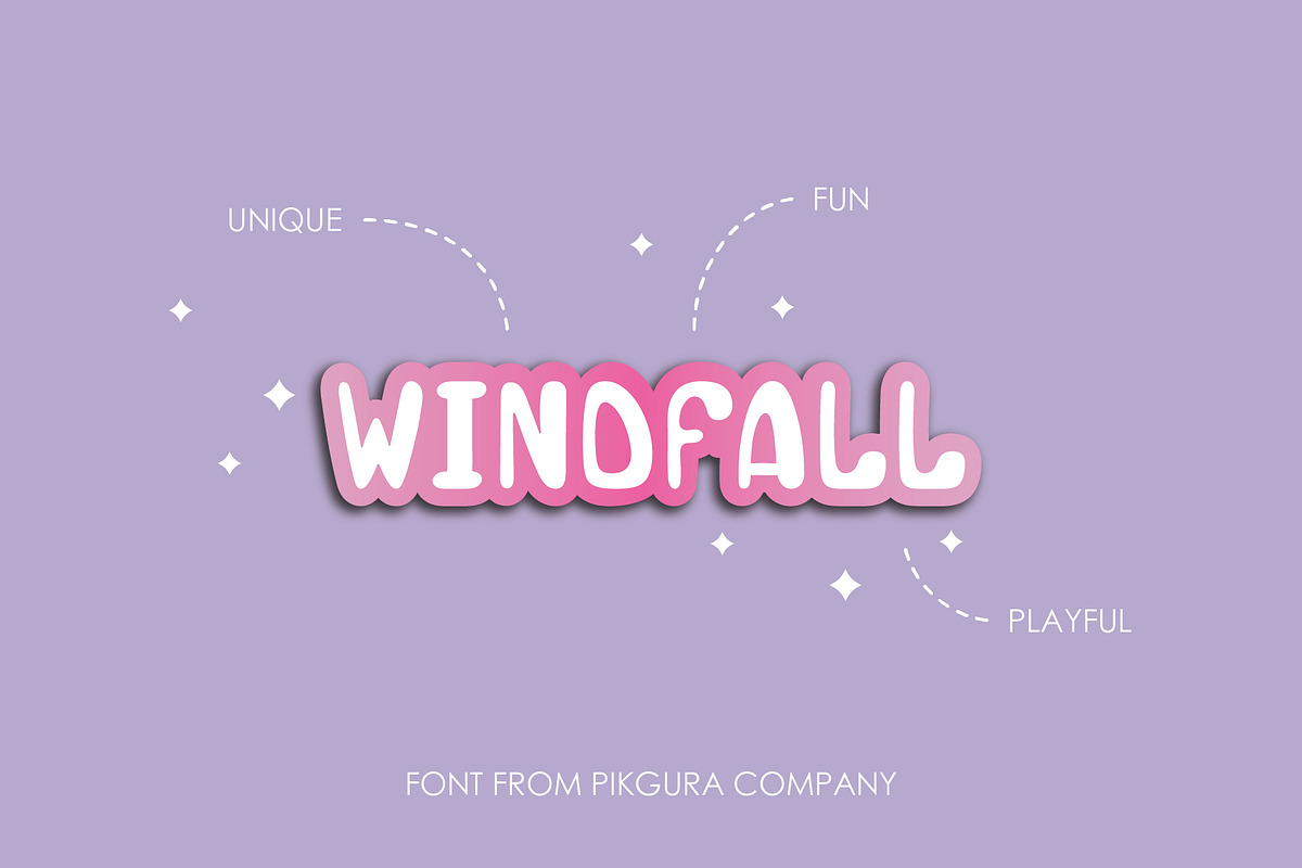 PGR Windfall - Handwritten Font, a Handwritten Font by Pikgura (Photo 4 of 6)