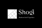 Shogi - Modern Serif Typeface, a Serif Font by Attractype (Thumbnail 1 of 8)