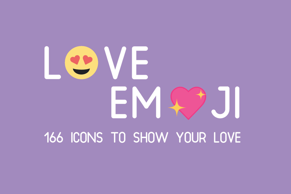 Love emoji, an Emoji Icon by denisgorelkin (Photo 1 of 6)