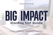 Big Impact Branding Font Bundle, a Font by Parker Creative (Thumbnail 1 of 10)