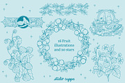 Fruit Illustrations PNG EPS SVG, a Food Illustration by Cuppakeri (Thumbnail 2 of 2)