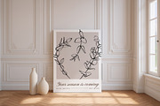 BOWS & FLOWERS line art & posters, a Decorative Illustration by Yuliia Lashevska (Thumbnail 7 of 12)