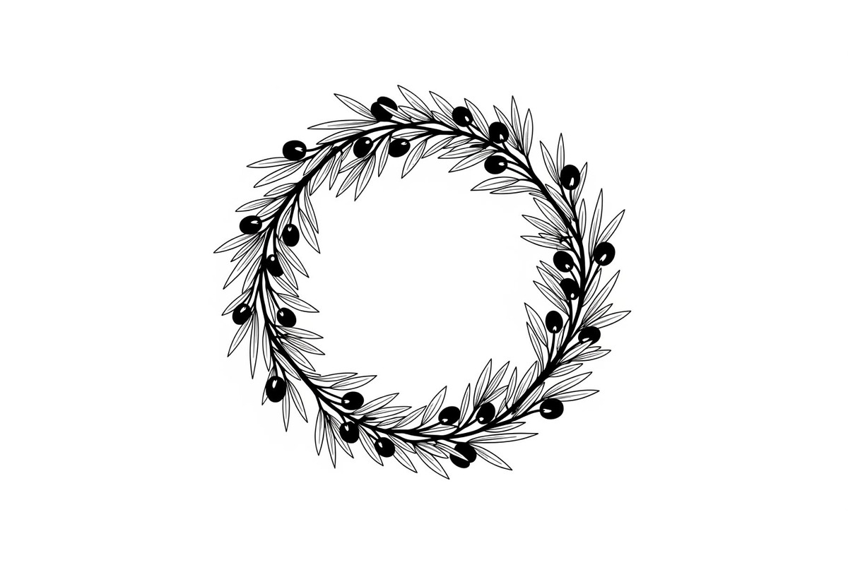 Floral Wreath Circle SVG Bundle, an Illustration by Creativeshirt (Photo 22 of 51)