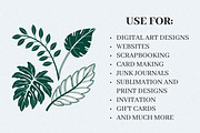 Green Leaves Watercolor Clipart, an Illustration by Helospace (Thumbnail 8 of 10)