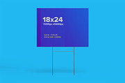 Corrugated Yard Sign Mockup, an Advertising Mockup by IFBdesign (Thumbnail 7 of 11)