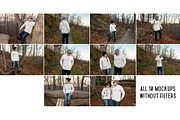 10 Pullover Hoodie Mockups, a Hoody Mockup by ZedProMedia (Thumbnail 5 of 5)