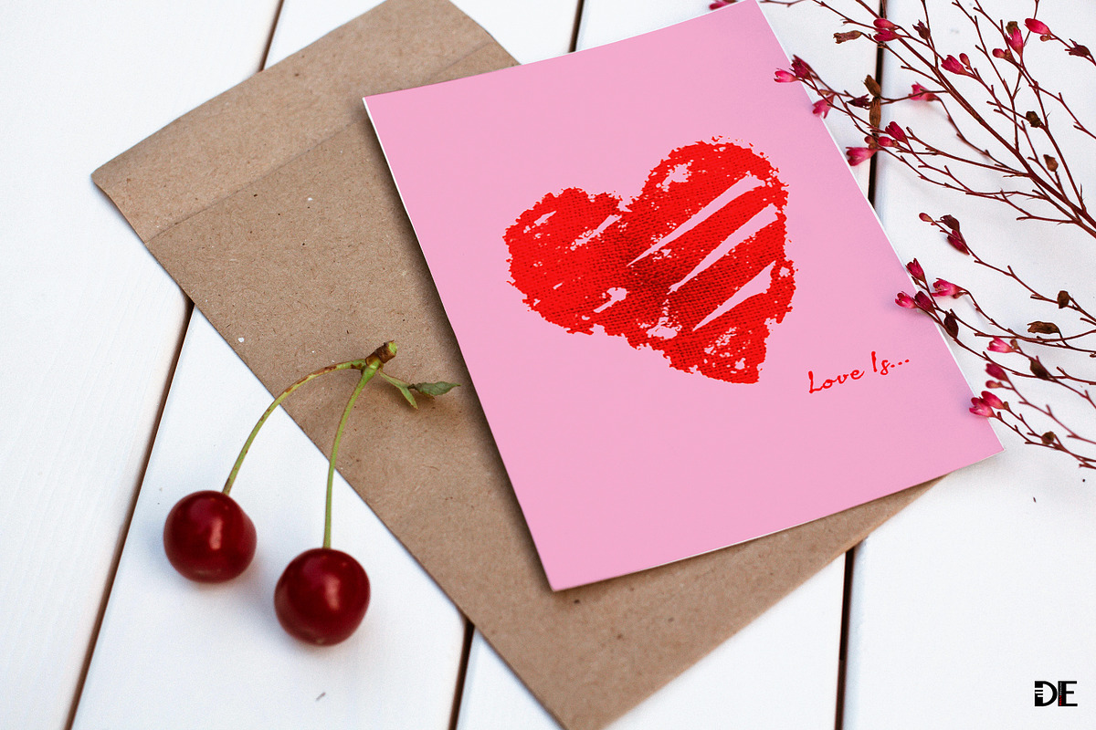 Love Is Greeting Card, a Card Template by Delux Designs (DE), LLC