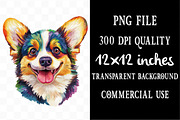 Colorful Baby Dog Face Sublimation, an Illustration by Designking (Thumbnail 4 of 4)