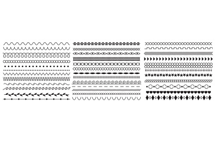 Abstract geometric dividers and line