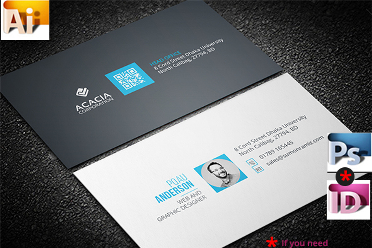 Personal Business Card, a Business Card Template by DesignGhar (Photo 4 of 4)