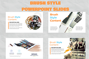 20 Brush Style PowerPoint Slides, a Presentation Template by Local Marketing Templates (Thumbnail 3 of 6)
