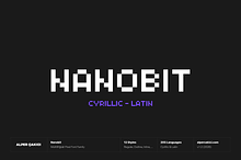 Nanobit - Pixel Typeface