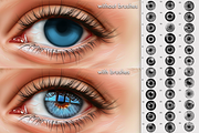 Procreate Eye Irises face brushes, a Brush Add-On by Revabrush (Thumbnail 7 of 10)