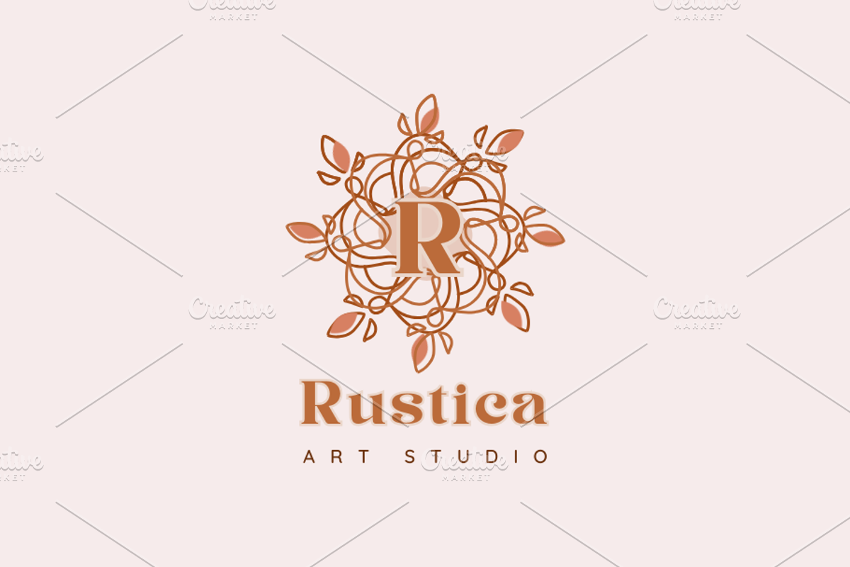 Elegant Foliage Lineart Logo, a Branding & Logo Template by audeemirza