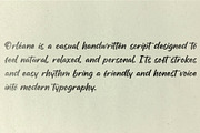 Orléane – Classic Handwritten Script, a Handwritten Font by Inviline.co (Thumbnail 2 of 10)