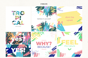 Abstract Blossom Cut Shapes, a Social Media Template by Promo Graphics (Thumbnail 2 of 5)