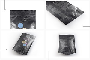 Plastic Pouch Bag Mockup