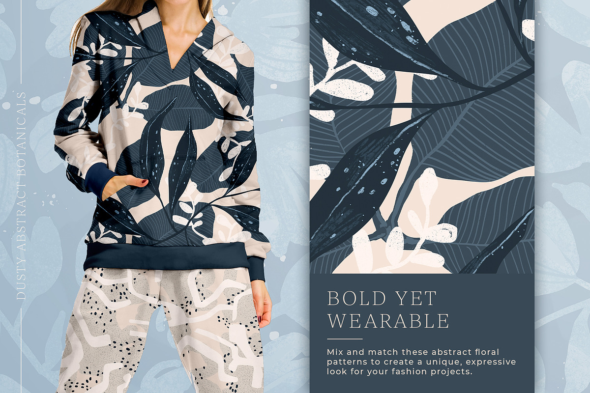Dusty Abstract Botanicals Patterns, a Decorative Illustration by Ramona Schratt (Photo 3 of 12)