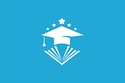 Book and Graduation Cap Logo, a Branding & Logo Template by Advateik ™ (Thumbnail 2 of 4)
