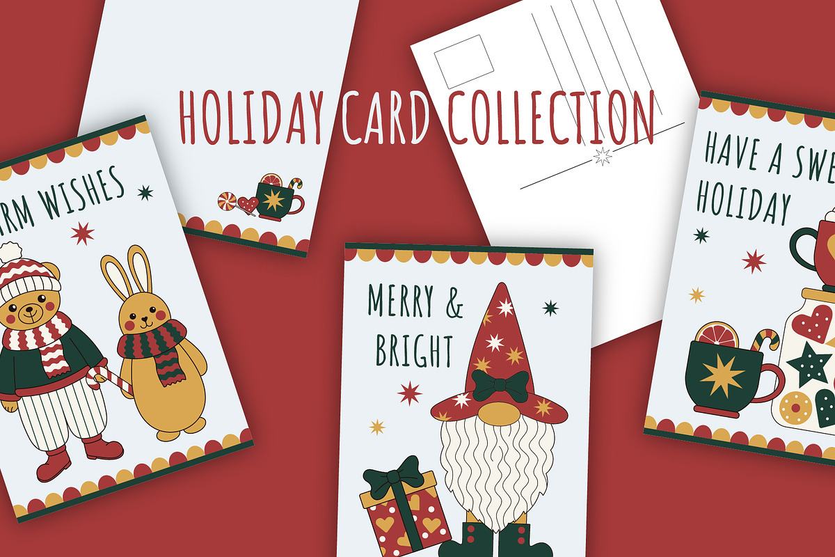 Christmas Cards & Gift Tags Pack, a Card Template by Floralis (Photo 2 of 8)