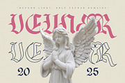 Claudore – Blackletter Typeface, a Blackletter Font by Krismagraph (Thumbnail 2 of 10)
