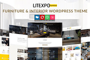 Litexpo - Furniture & Business, a WordPress Template by Cherry Wordpress Theme (Thumbnail 1 of 10)