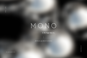 MONO Grainy Gradient Blur Background