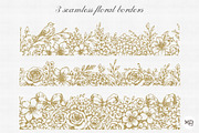 Golden Baroque Wedding collection, a Decorative Illustration by marie dricot (Thumbnail 9 of 9)