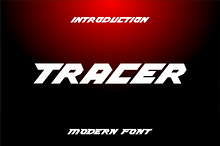 Tracer font