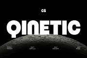 CS Qinetic – Bold Font, a Sans Serif Font by Craft Supply Co. (Thumbnail 1 of 8)