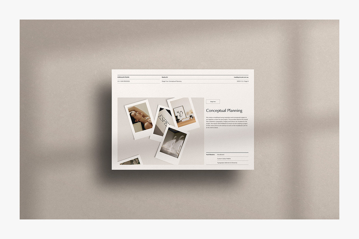 ODESSA / Media Kit, a Brochure Template by Circular (Photo 2 of 11)