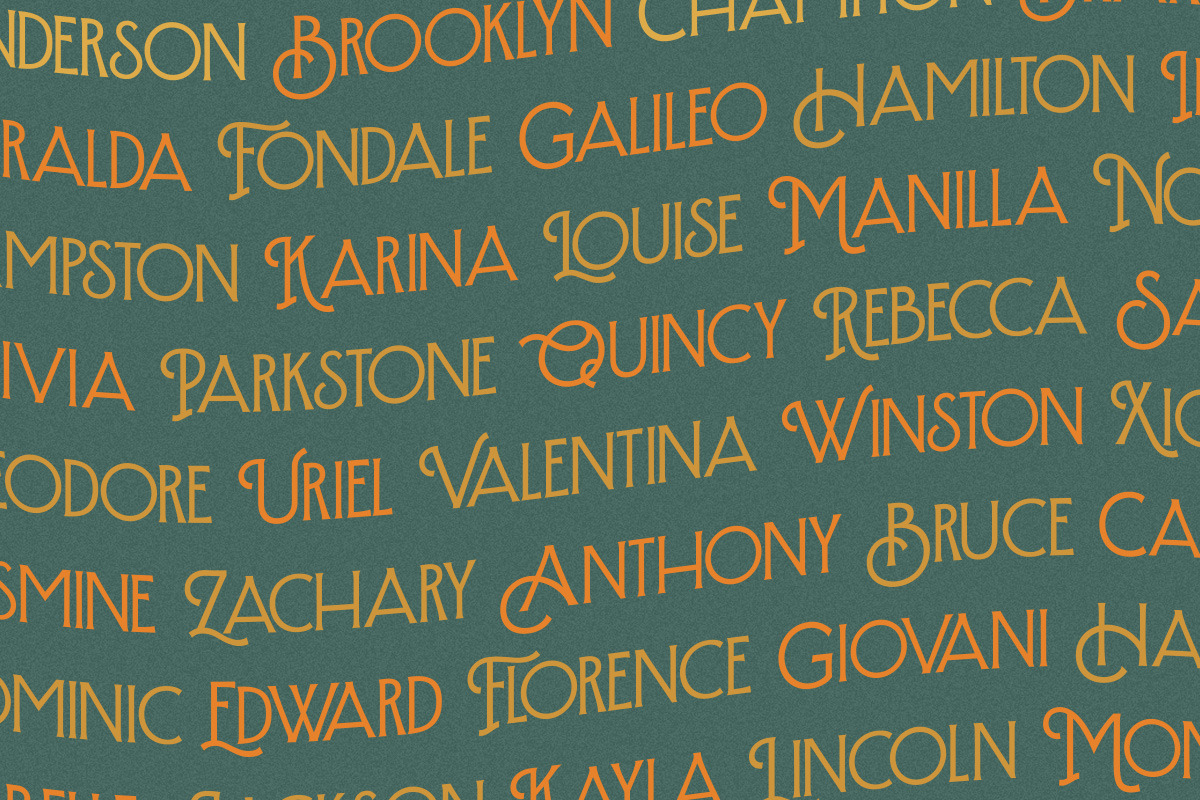 Hintown - Display Font, a Serif Font by Letterhend Studio (Photo 2 of 9)