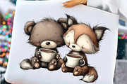 Whimsical Cozy Animal Clipart, an Illustration by Craft Nest (Thumbnail 8 of 8)