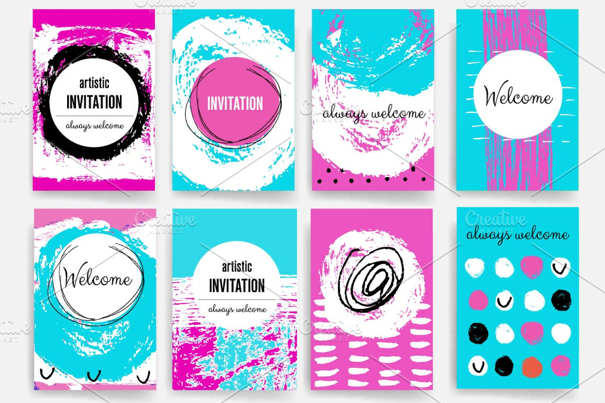 Invitation cards., an Invitation Template by DikayaMiau (Photo 4 of 8)