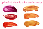 Painterly brush strokes, a Templates & Theme by Ksusha shop (Thumbnail 3 of 8)