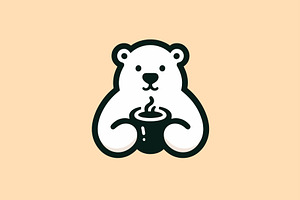 MINIMILASIT BEAR CAFE LOGO