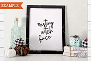 Fall Frame Mockup 5, a Household Mockup by CatBoneDesign (Thumbnail 2 of 3)
