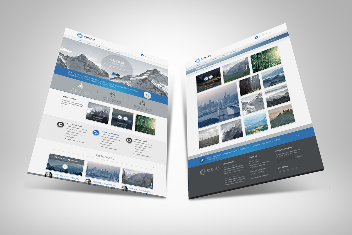 3D Web Presentation Mockup (V1), a Device Mockup by RgraphicsDesign (Photo 5 of 8)