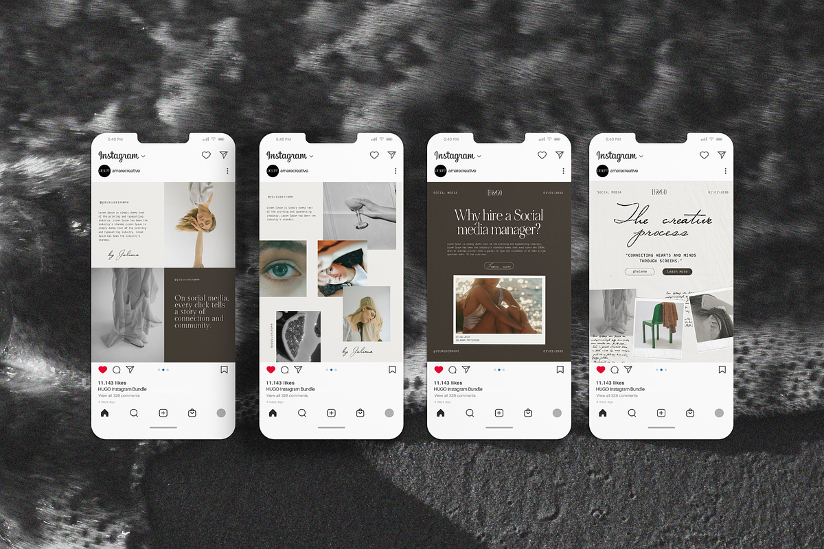 Social Media & instagram Bundle, a Social Media Template by Amaré Creative (Photo 10 of 10)