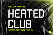 Heated Club - Sports Font Type