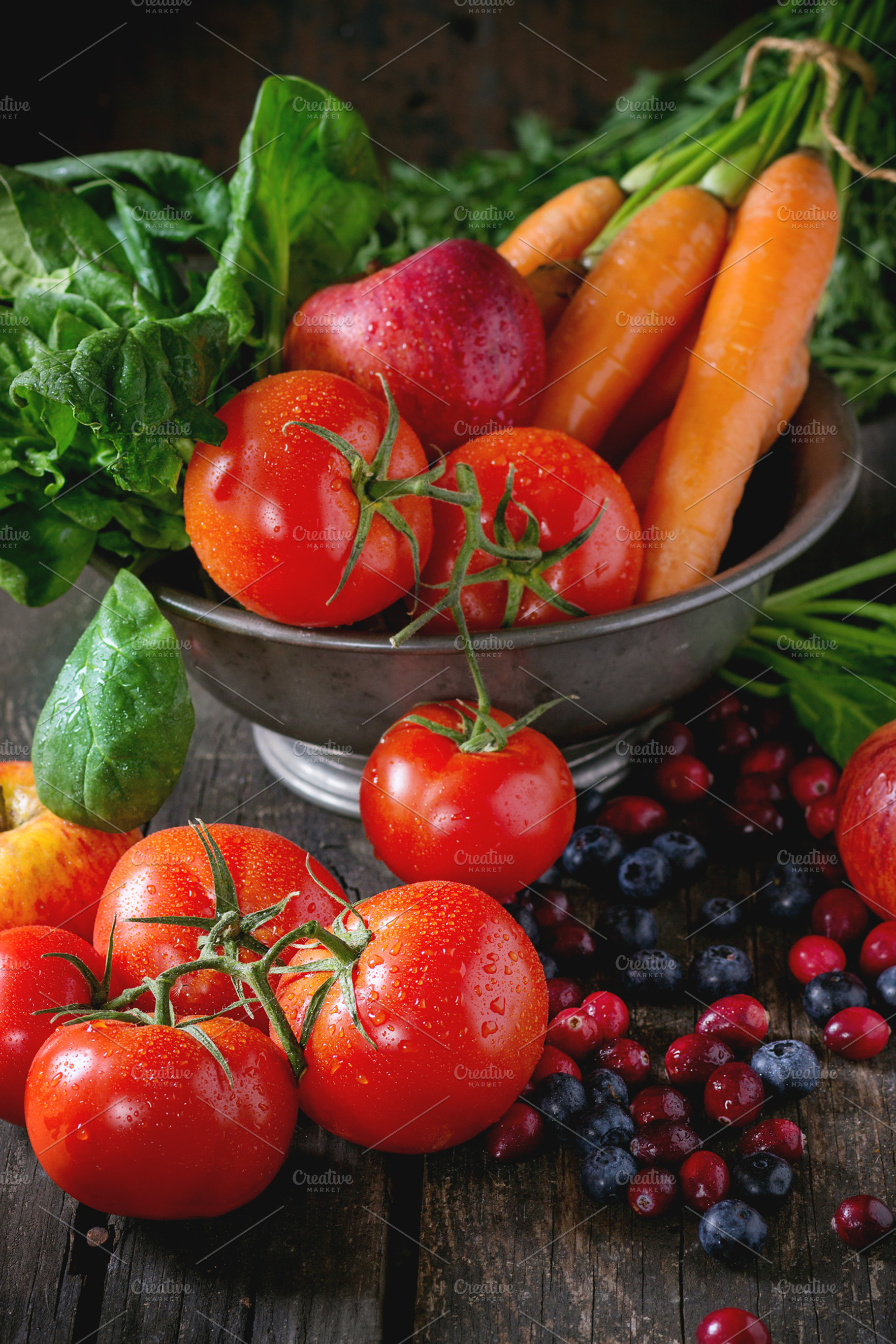 Mix of fruits vegetables and berrie featuring vegetables, fruits, and fruit, a Food & Drink Photo by Natasha Breen