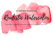 Red Orange Pink Watercolor Washes, an Object Graphic by Chelsea Bromley (Thumbnail 4 of 4)