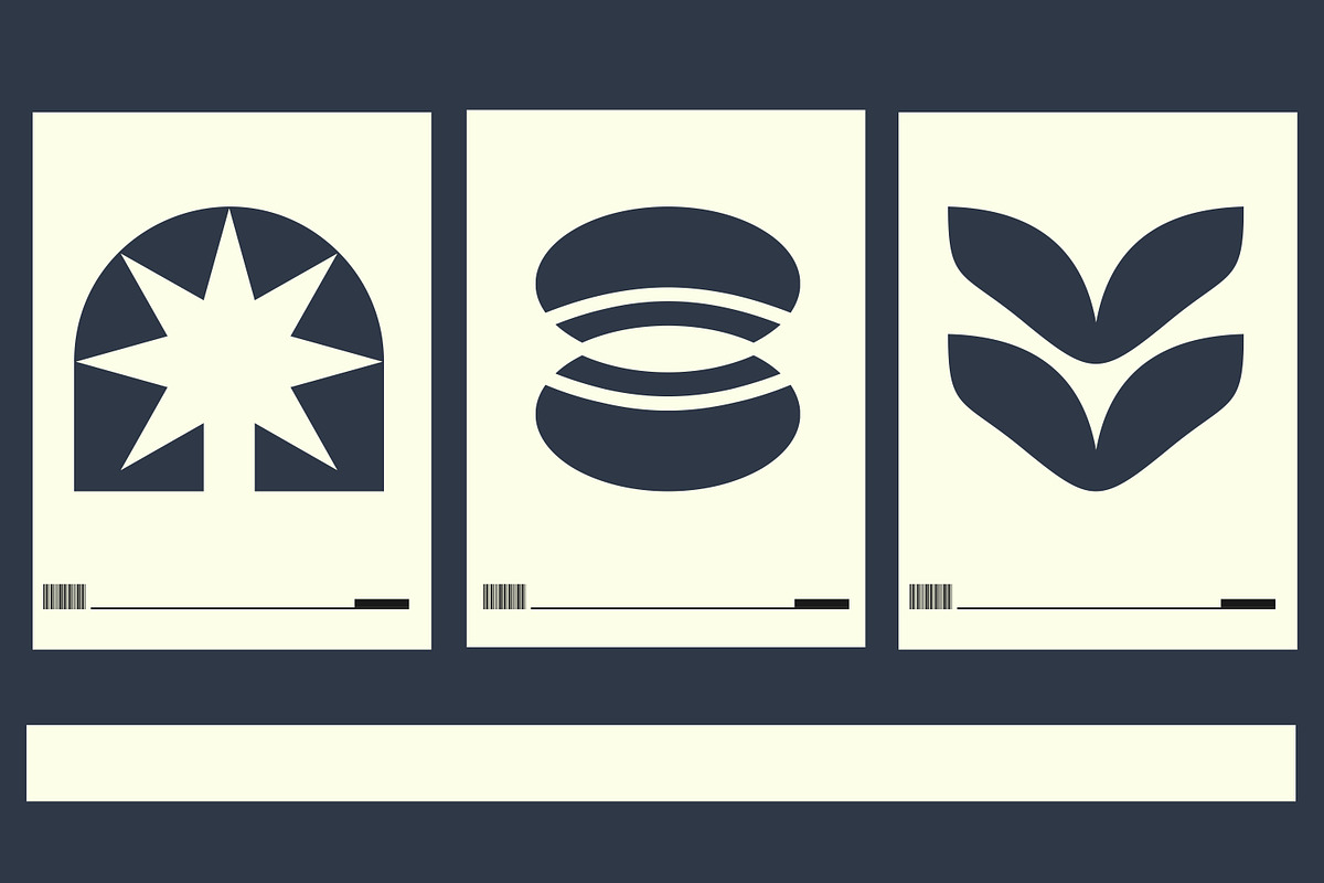 Geometric Logo Template Vol 5, a Solid Icon by Tekuni (Photo 5 of 10)