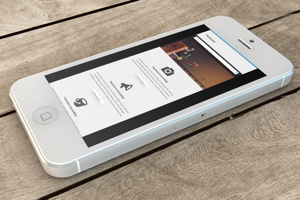 New Twisted - Portfolio Theme, a WordPress Template by SnailArt (Photo 3 of 4)