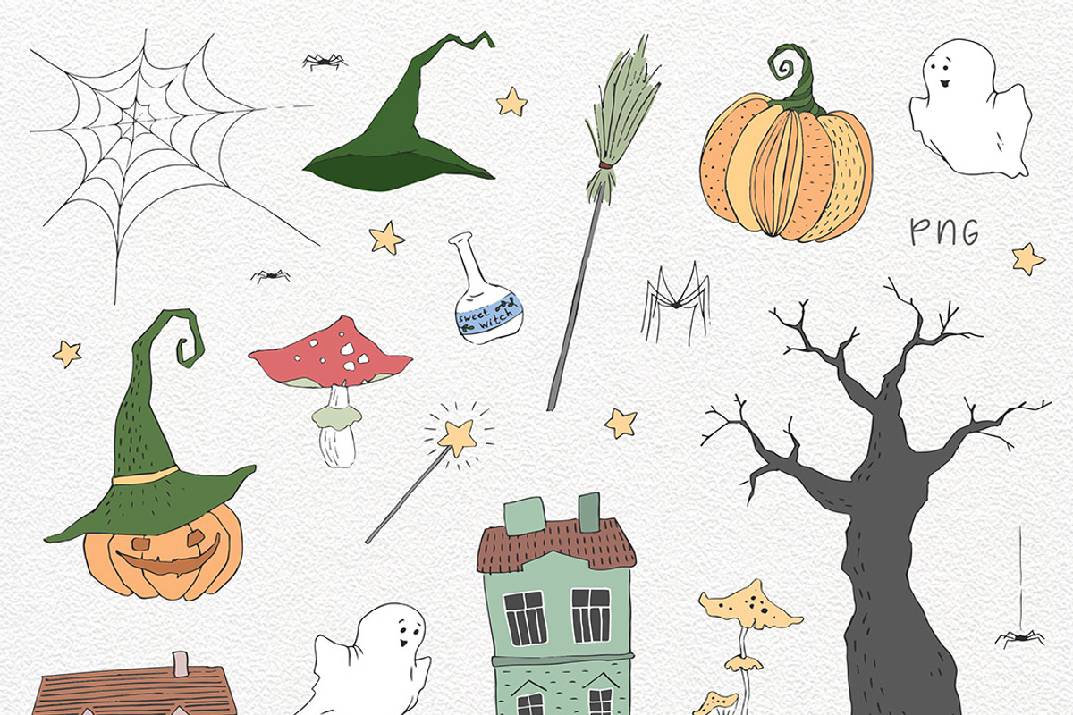 Cute Halloween Collection, an Illustration by Eva Katerina (Photo 16 of 19)