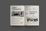 Blue Modern Corporate Brochure, a Brochure Template by Neermana (Thumbnail 8 of 11)