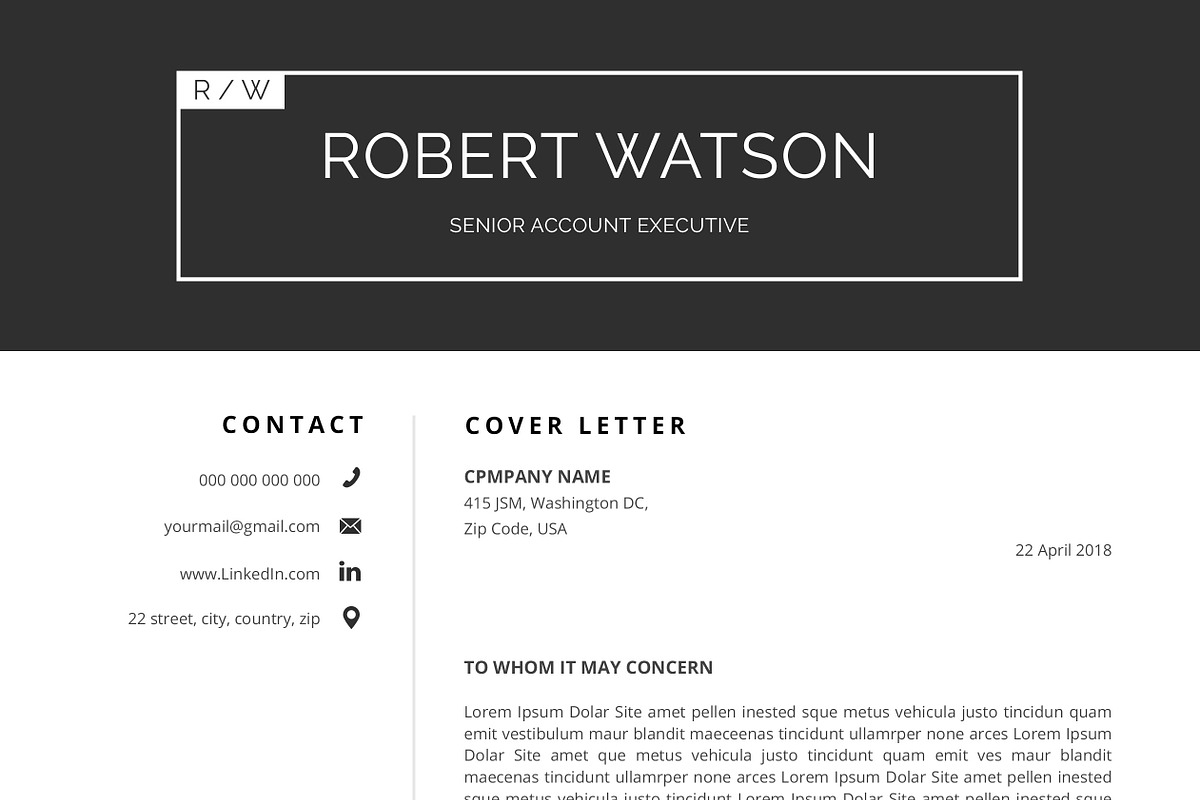 Resume / CV, a Resume Template by SlideCo (Photo 6 of 6)